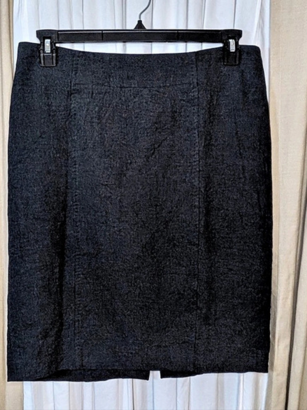 LOFT Black Pencil Skirt Size 10 Like New